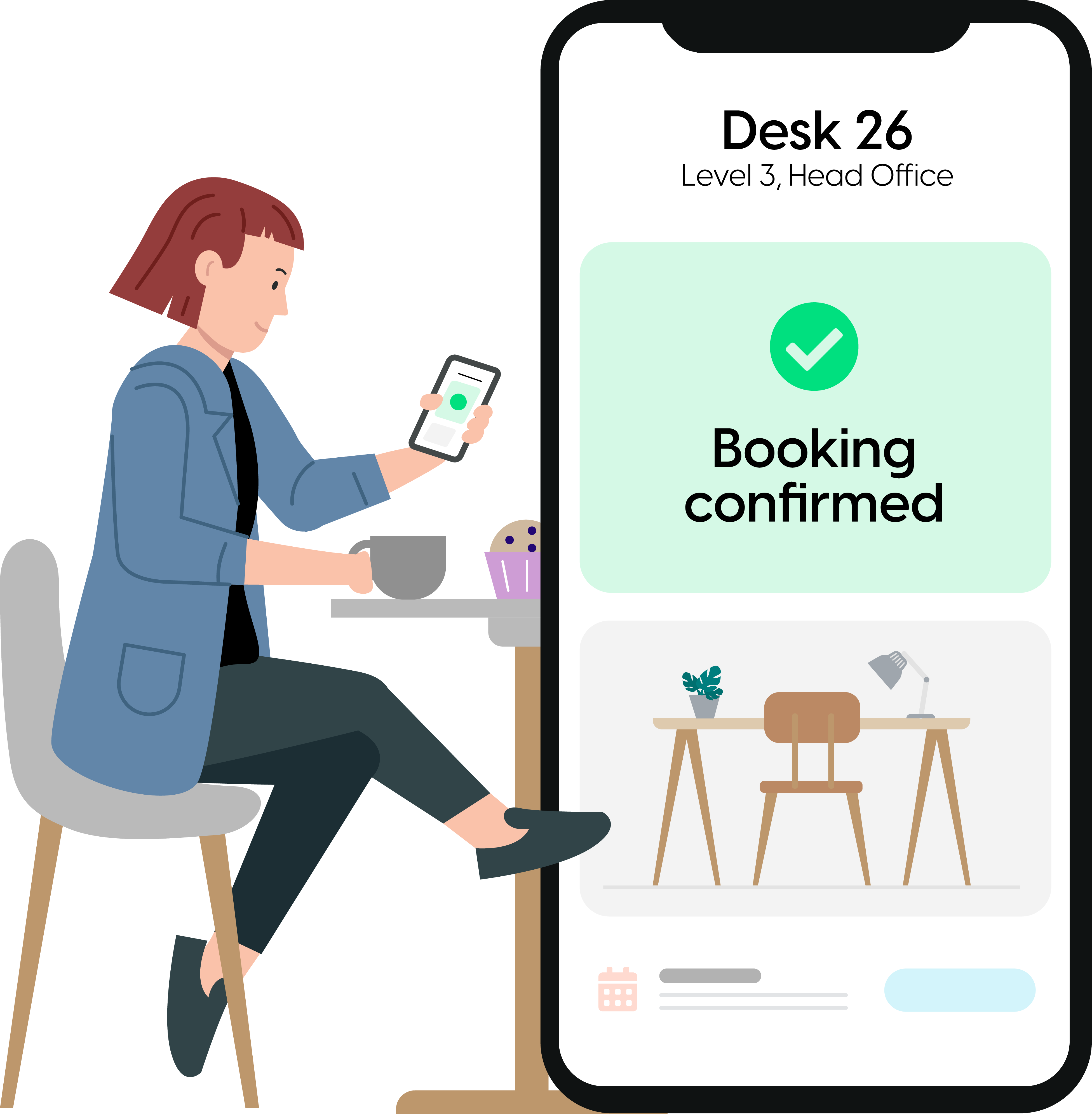 Desk-Booking-Cafe